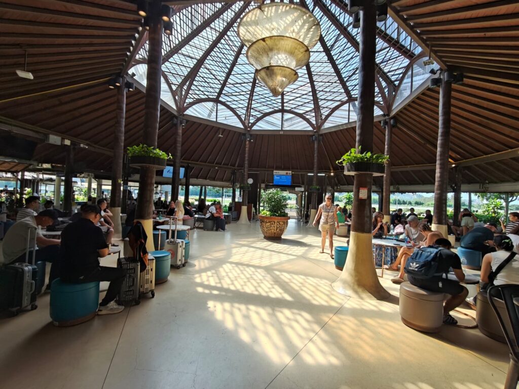 Passengers waiting at Koh Samui Airport